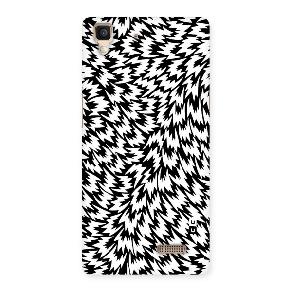 Lion Abstract Art Pattern Back Case for Oppo R7