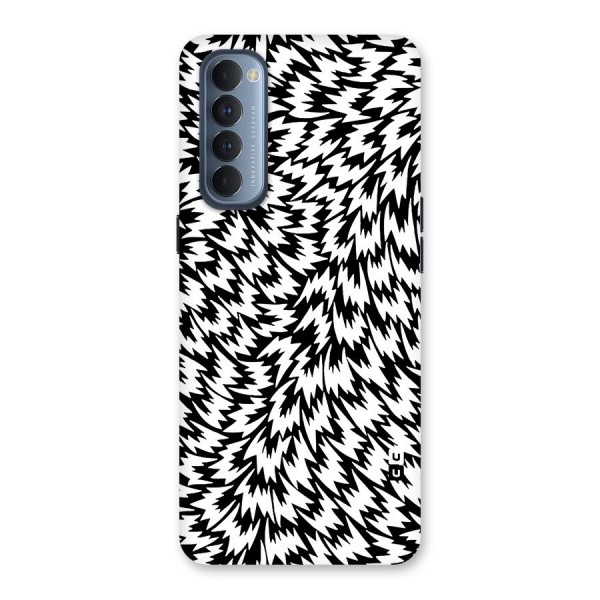 Lion Abstract Art Pattern Back Case for Oppo Reno4 Pro