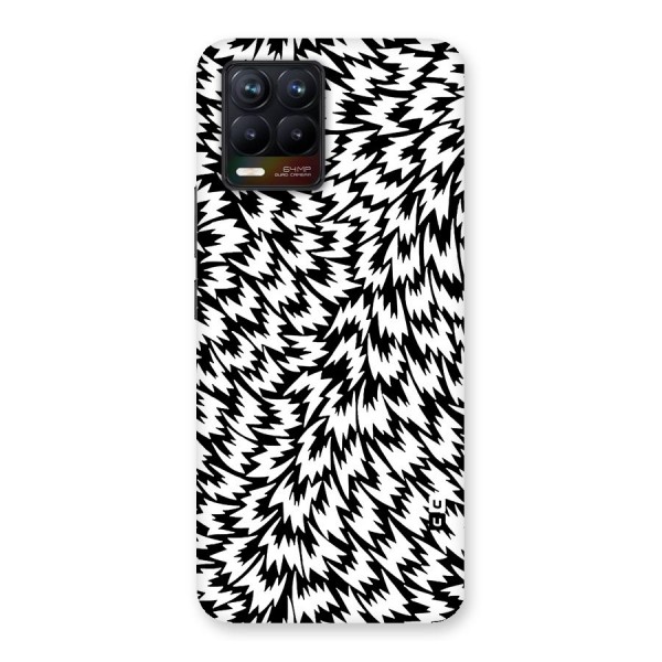 Lion Abstract Art Pattern Glass Back Case for Realme 8