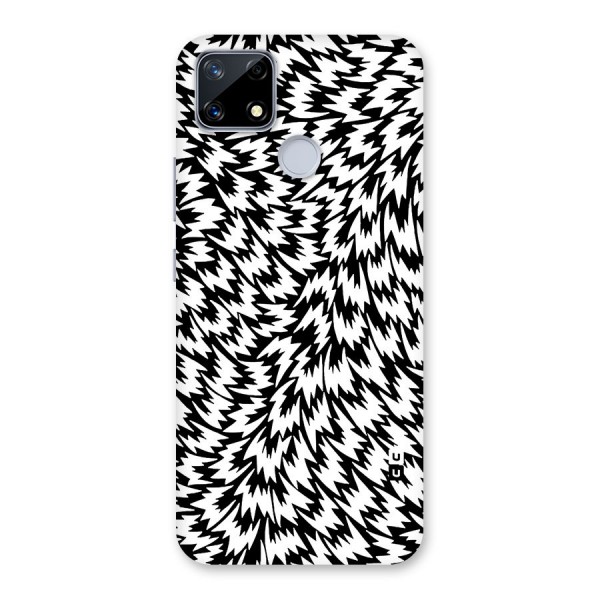 Lion Abstract Art Pattern Glass Back Case for Realme Narzo 20