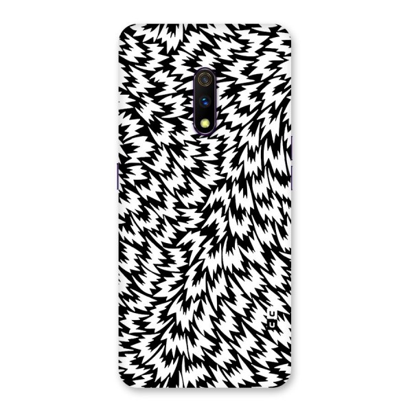 Lion Abstract Art Pattern Back Case for Realme X