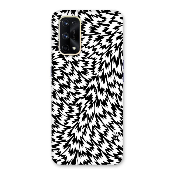 Lion Abstract Art Pattern Glass Back Case for Realme X7 Pro