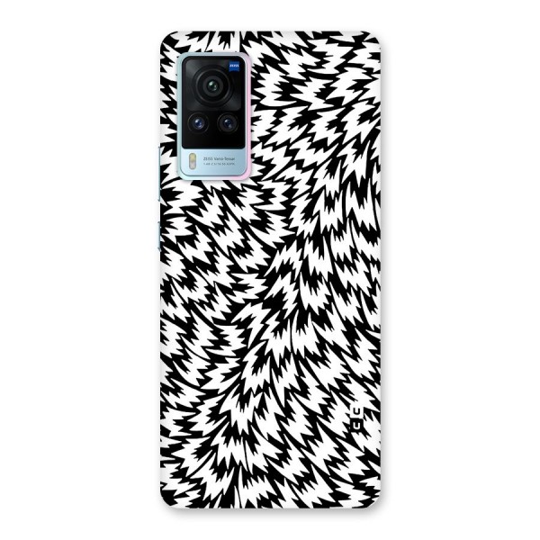 Lion Abstract Art Pattern Glass Back Case for Vivo X60 Pro