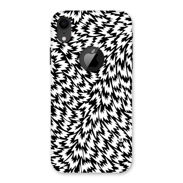 Lion Abstract Art Pattern Back Case for iPhone XR Logo Cut