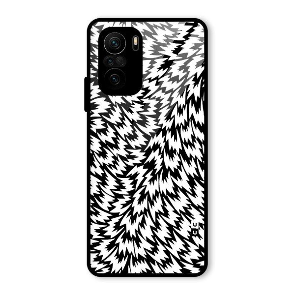 Lion Abstract Art Pattern Glass Back Case for Mi 11x