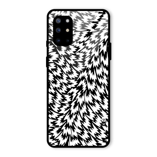 Lion Abstract Art Pattern Glass Back Case for OnePlus 8T