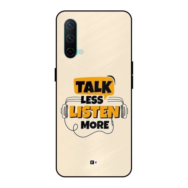 Listen More Metal Back Case for OnePlus Nord CE 5G