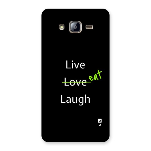 Live Eat Laugh Back Case for Galaxy On5