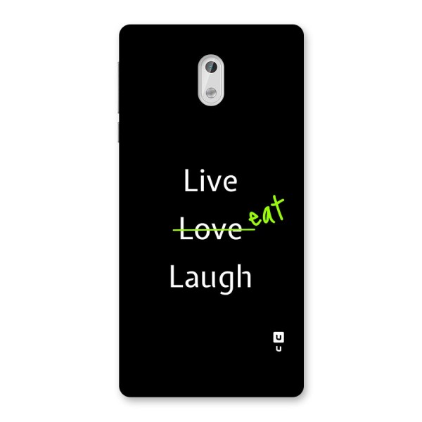 Live Eat Laugh Back Case for Nokia 3