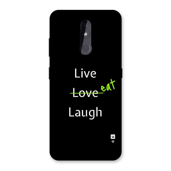 Live Eat Laugh Back Case for Nokia 3.2