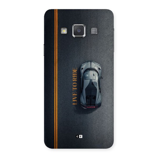 Live To Ride Back Case for Galaxy A3