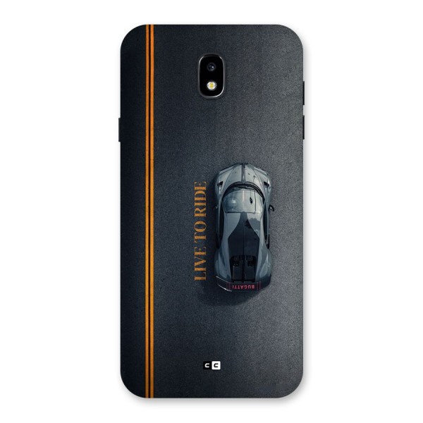 Live To Ride Back Case for Galaxy J7 Pro