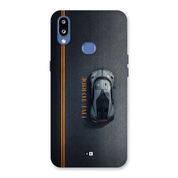 Live To Ride Back Case for Galaxy M01s