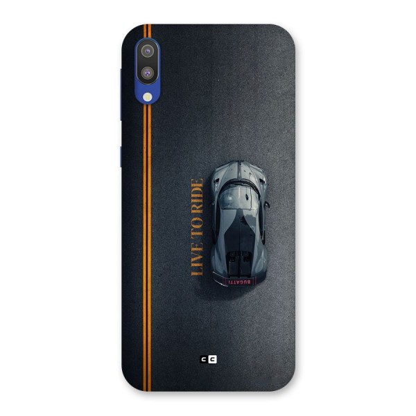 Live To Ride Back Case for Galaxy M10