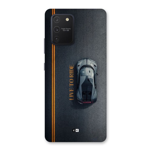 Live To Ride Back Case for Galaxy S10 Lite