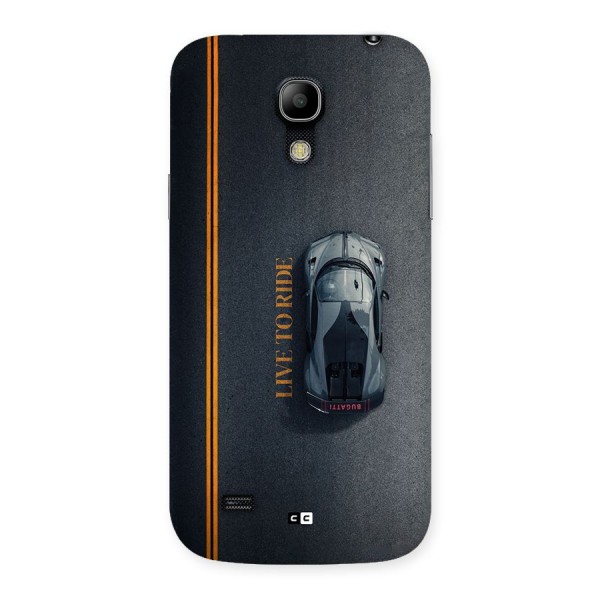 Live To Ride Back Case for Galaxy S4 Mini