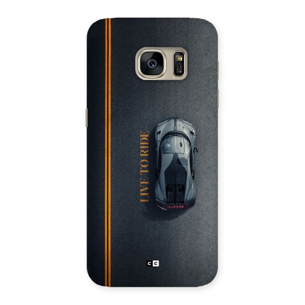 Live To Ride Back Case for Galaxy S7