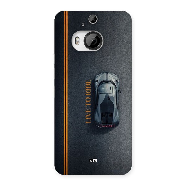 Live To Ride Back Case for HTC One M9 Plus