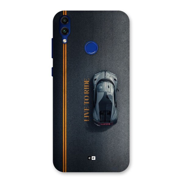 Live To Ride Back Case for Honor 8C