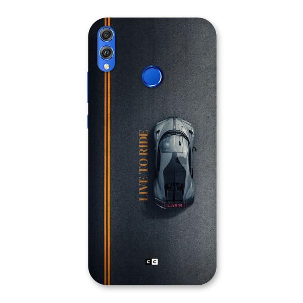 Live To Ride Back Case for Honor 8X