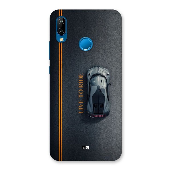 Live To Ride Back Case for Huawei P20 Lite