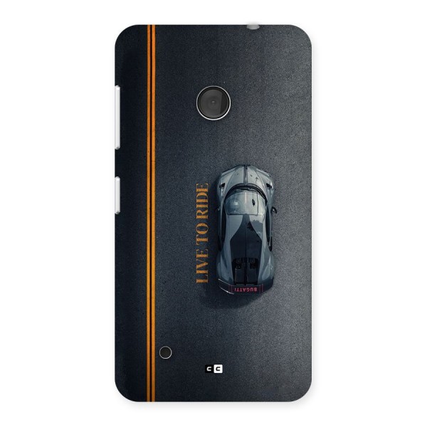 Live To Ride Back Case for Lumia 530