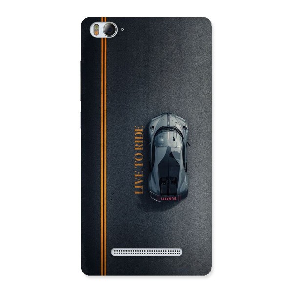 Live To Ride Back Case for Mi4i