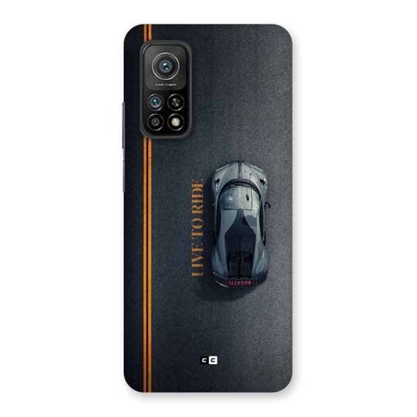 Live To Ride Back Case for Mi 10T 5G