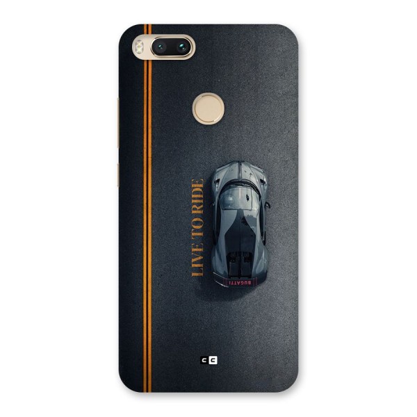 Live To Ride Back Case for Mi A1