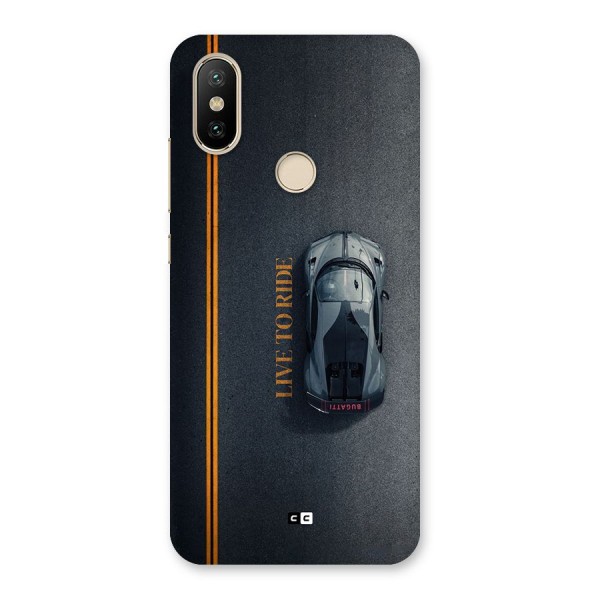 Live To Ride Back Case for Mi A2