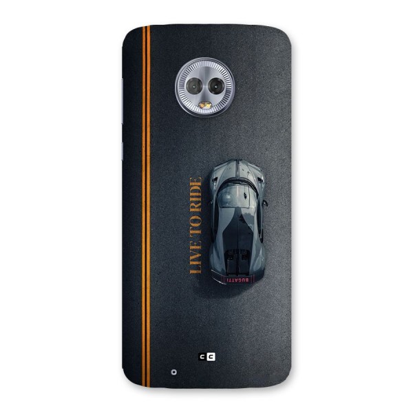 Live To Ride Back Case for Moto G6