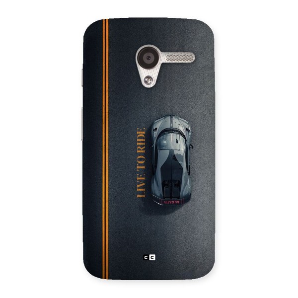 Live To Ride Back Case for Moto X