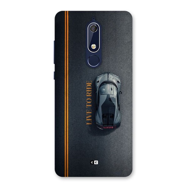 Live To Ride Back Case for Nokia 5.1