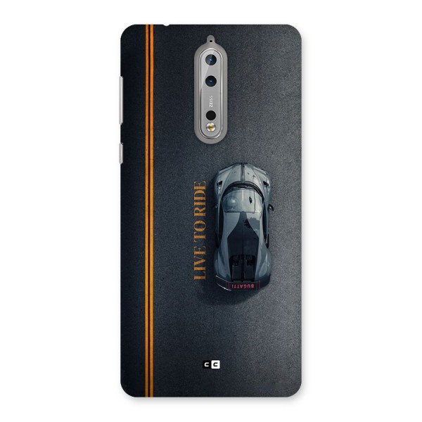 Live To Ride Back Case for Nokia 8