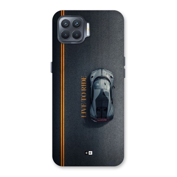 Live To Ride Back Case for Oppo F17 Pro