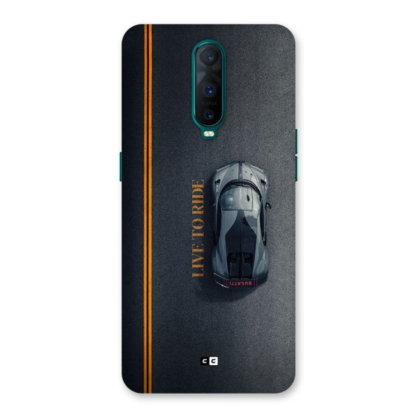 Live To Ride Back Case for Oppo R17 Pro