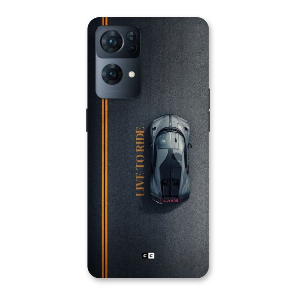 Live To Ride Back Case for Oppo Reno7 Pro 5G