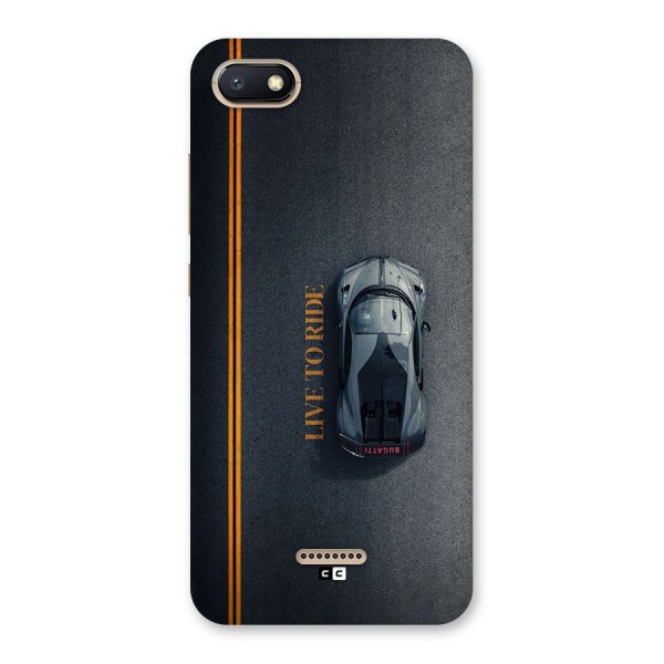 Live To Ride Back Case for Redmi 6A