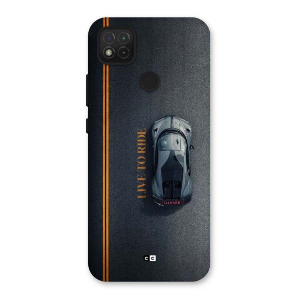 Live To Ride Back Case for Redmi 9C