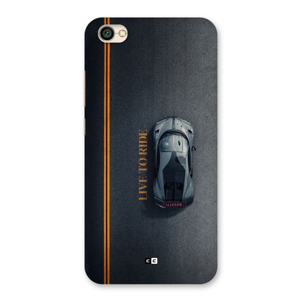 Live To Ride Back Case for Redmi Y1 Lite