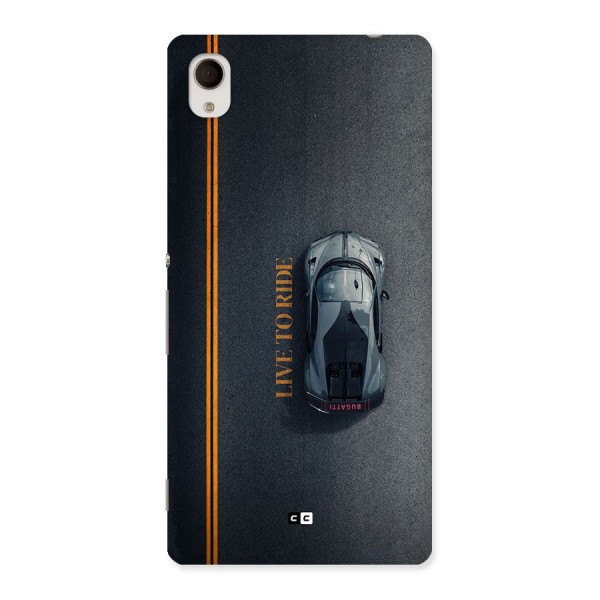 Live To Ride Back Case for Xperia M4 Aqua