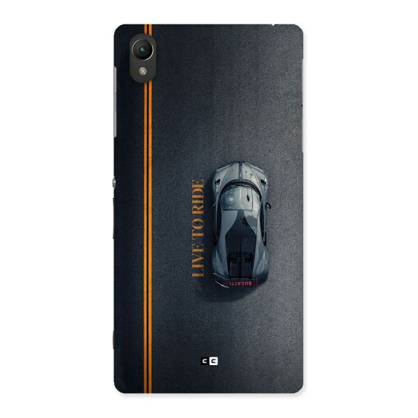 Live To Ride Back Case for Xperia Z2