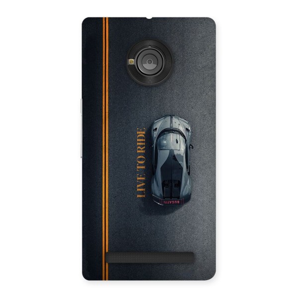 Live To Ride Back Case for Yuphoria