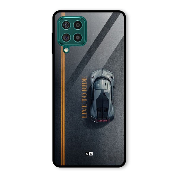 Live To Ride Glass Back Case for Galaxy F62