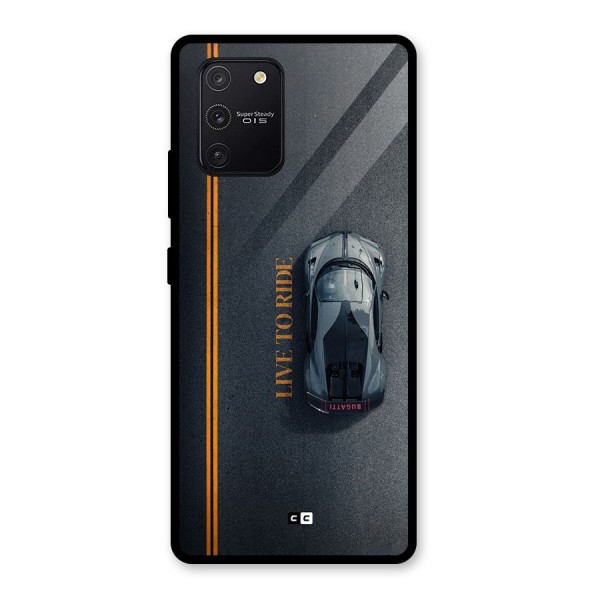 Live To Ride Glass Back Case for Galaxy S10 Lite