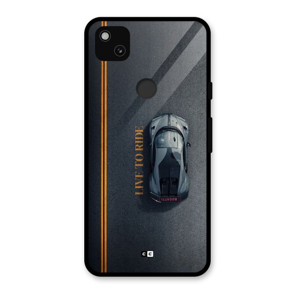 Live To Ride Glass Back Case for Google Pixel 4a