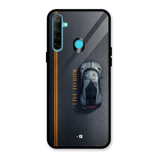 Live To Ride Glass Back Case for Realme 5