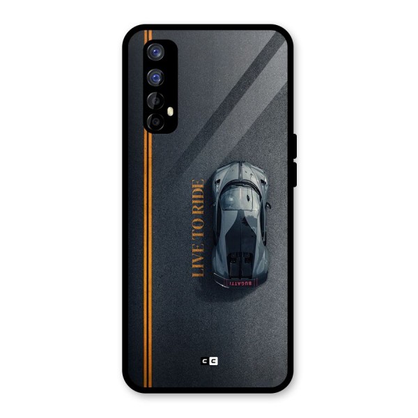 Live To Ride Glass Back Case for Realme 7