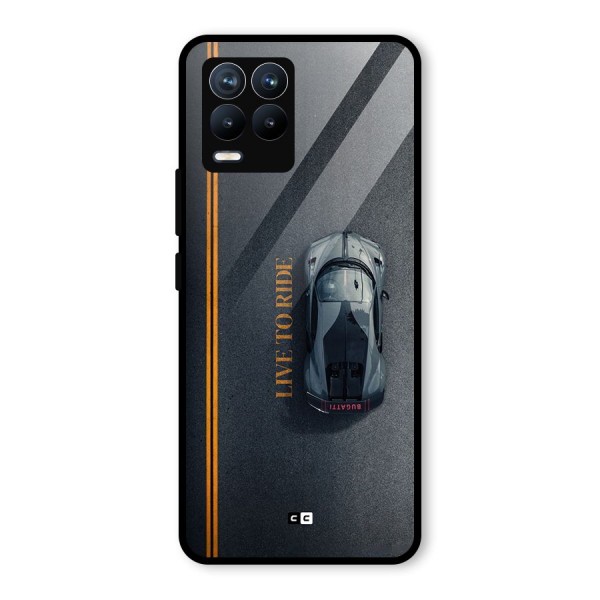 Live To Ride Glass Back Case for Realme 8 Pro