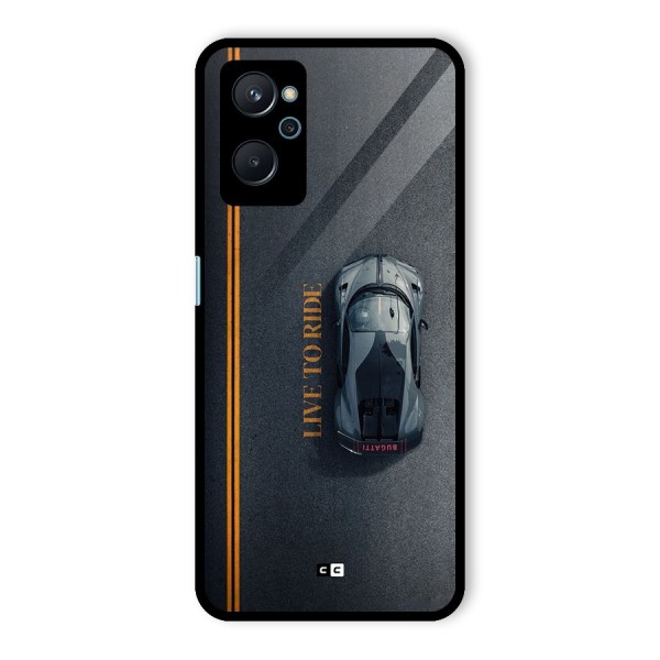 Live To Ride Glass Back Case for Realme 9i